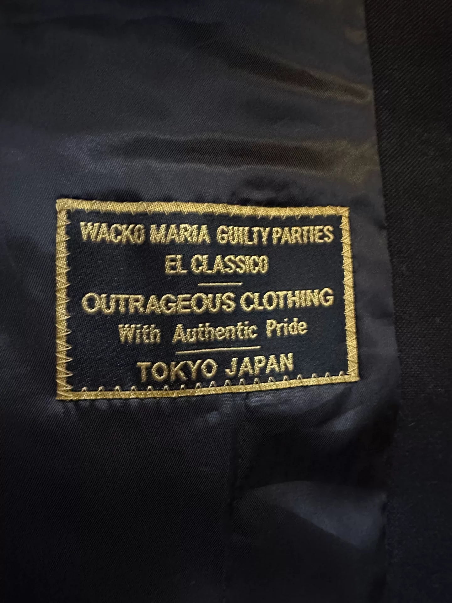 Wacko Maria Guilty Parties Black Vest