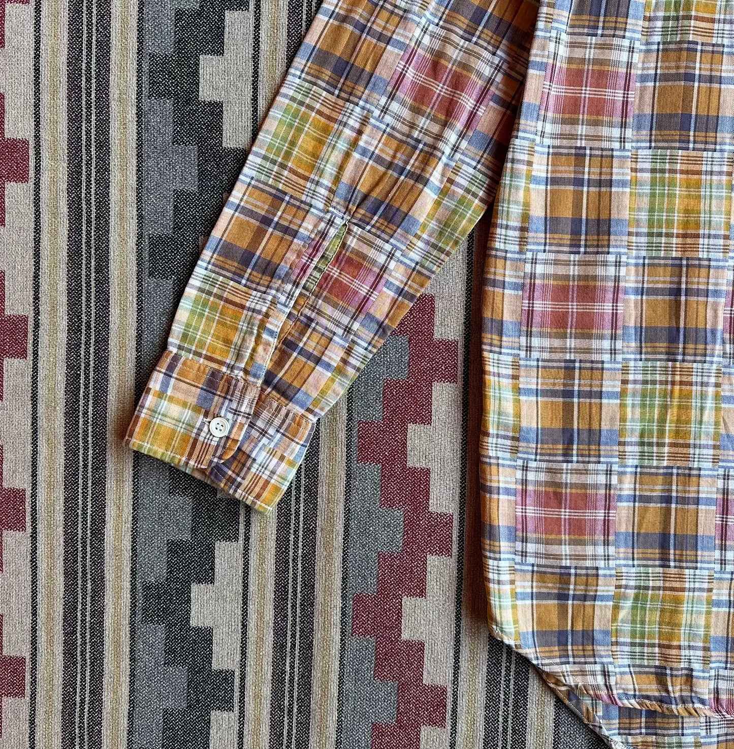 Nigel Cabourn Big Shirt Plaid Long Sleeve