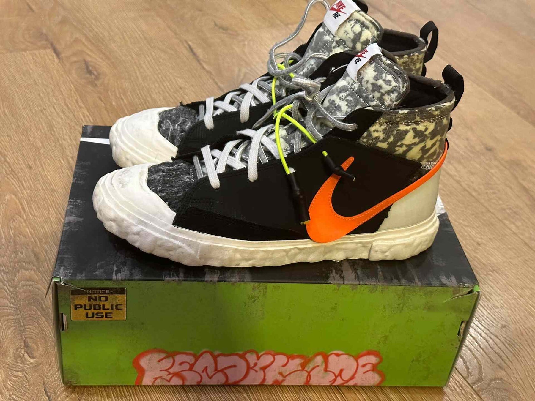 Readymade x Nike Blazer Orange Swoosh