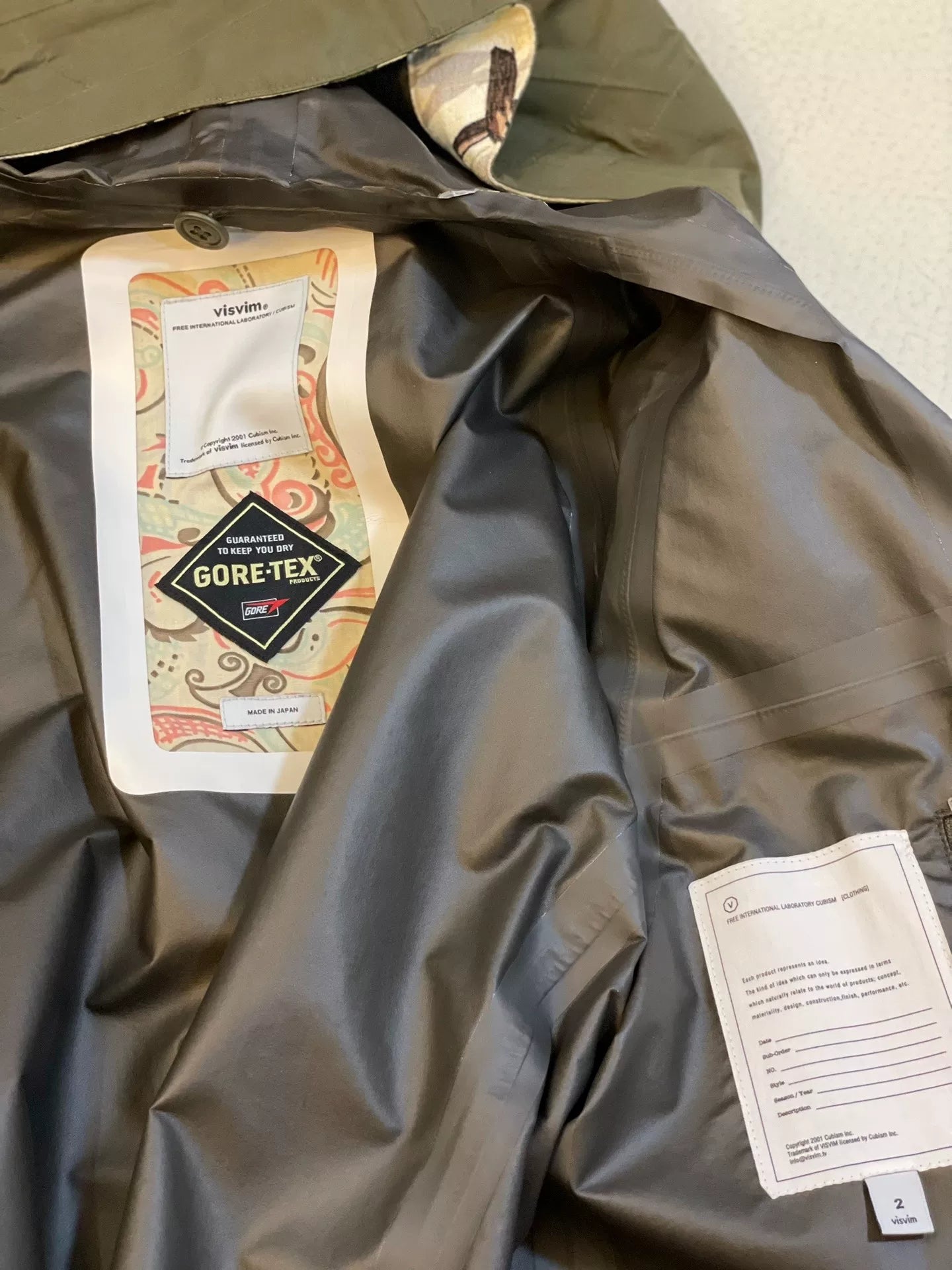 visvim TOTEM PARKA GORE-TEX