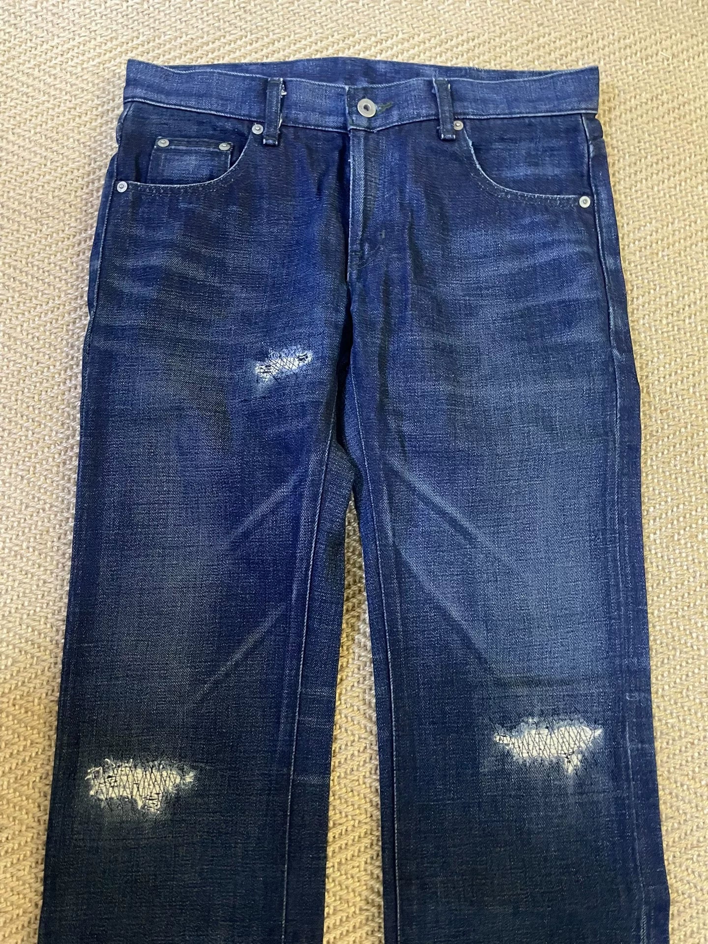 NEIGHBORHOOD Early Distressed Denim Jeans