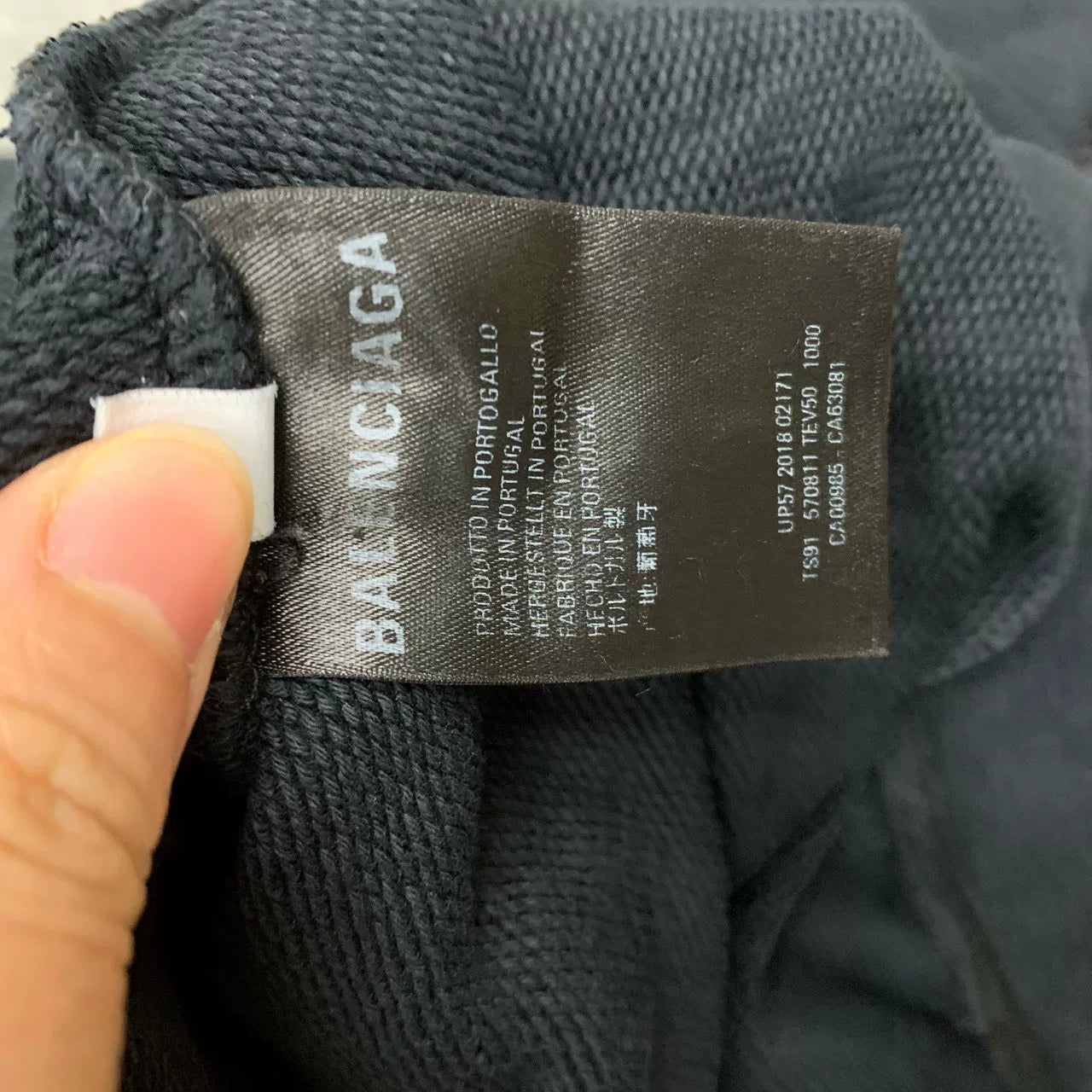 balenciaga black graphic hoodie for women