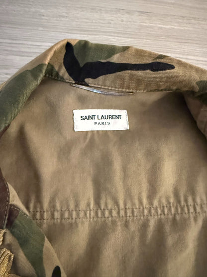 Saint Laurent Hedi Slimane Camouflage Jacket