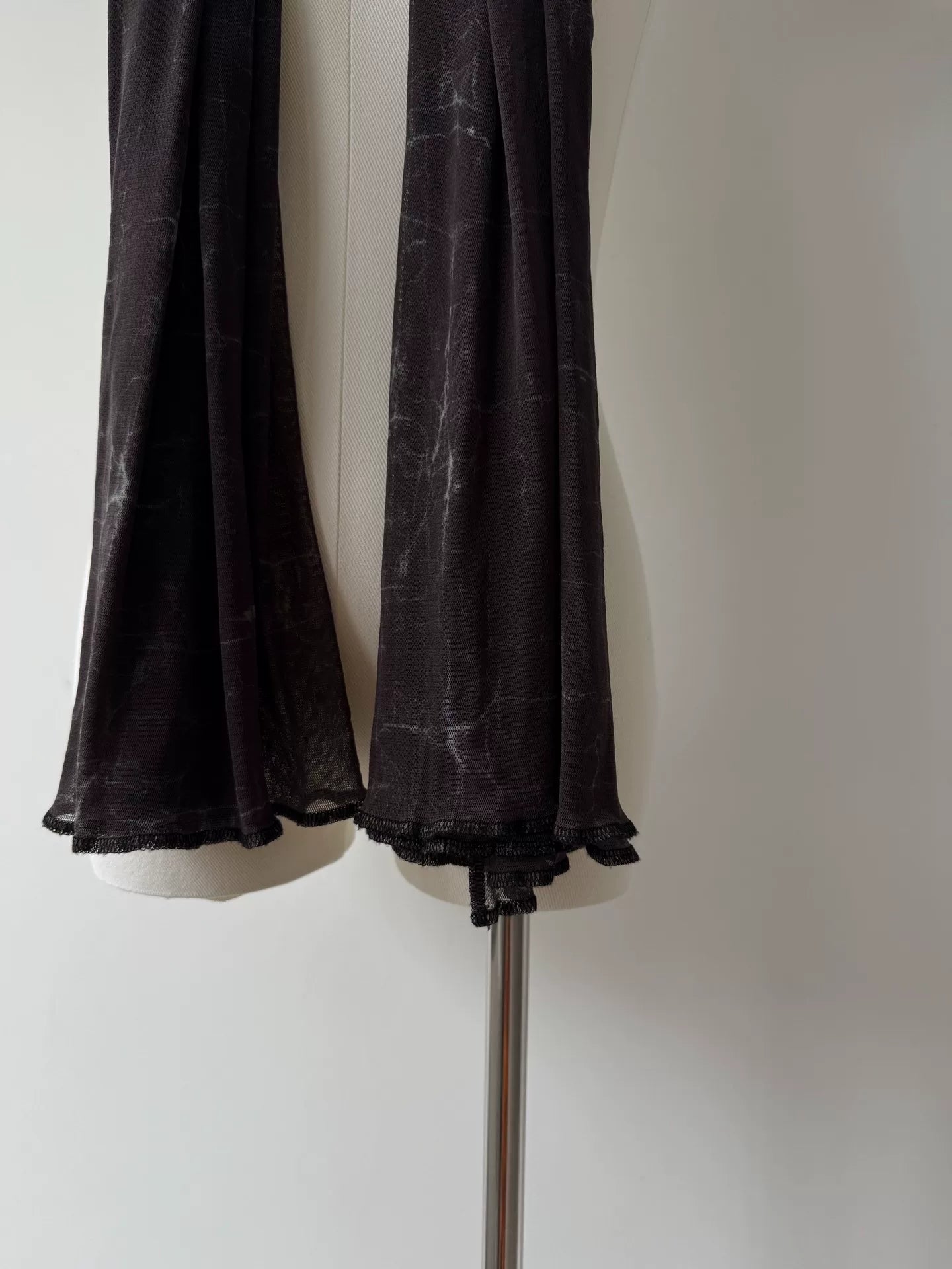 Jean Paul Gaultier Sheer Glitter Scarf Wrap