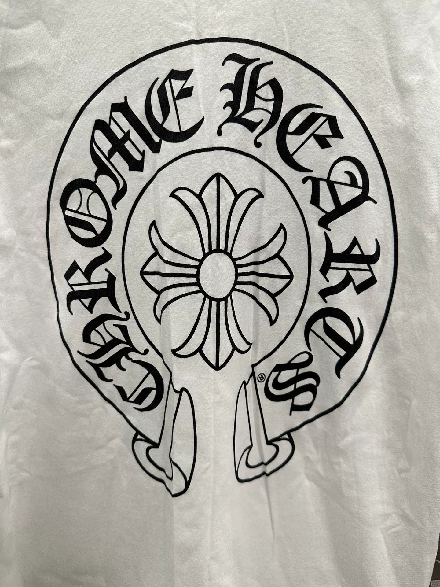 Chrome Hearts Classic Horseshoe White Tee
