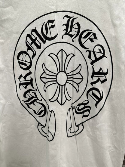 Chrome Hearts Classic Horseshoe White Tee