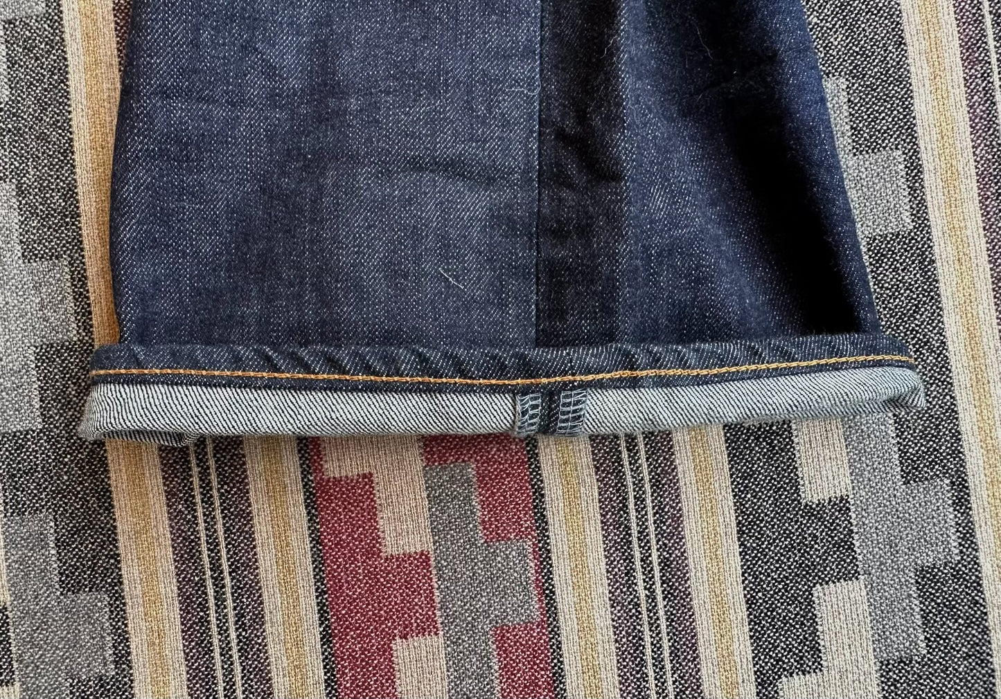 vintage prps denim pants in dark blue