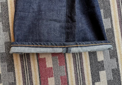 vintage prps denim pants in dark blue