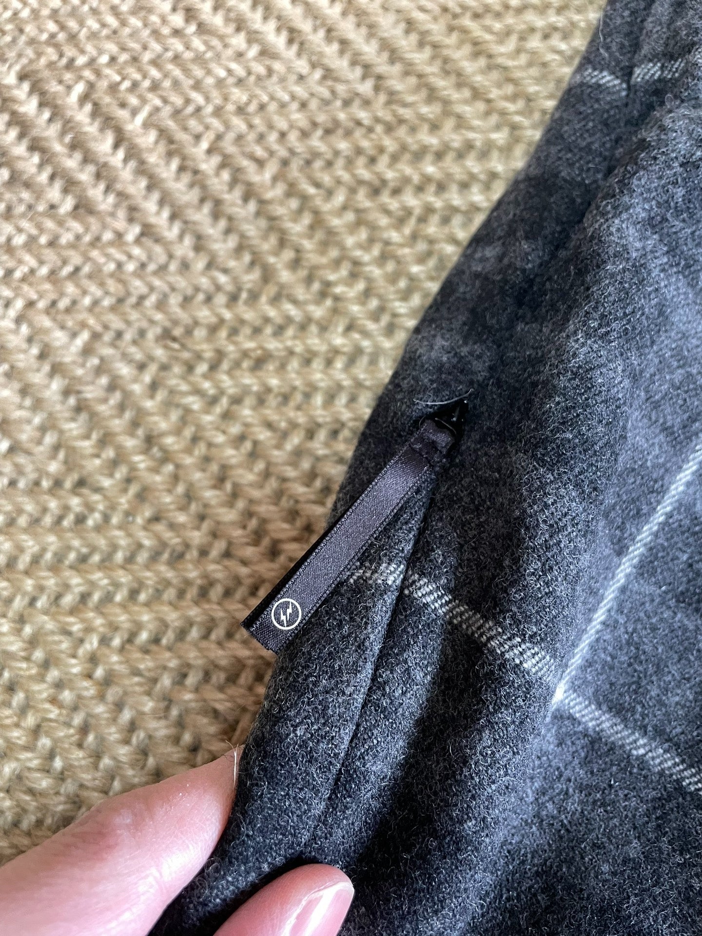 Denim by Vanquish & Fragment Wool Lightning Check Pants