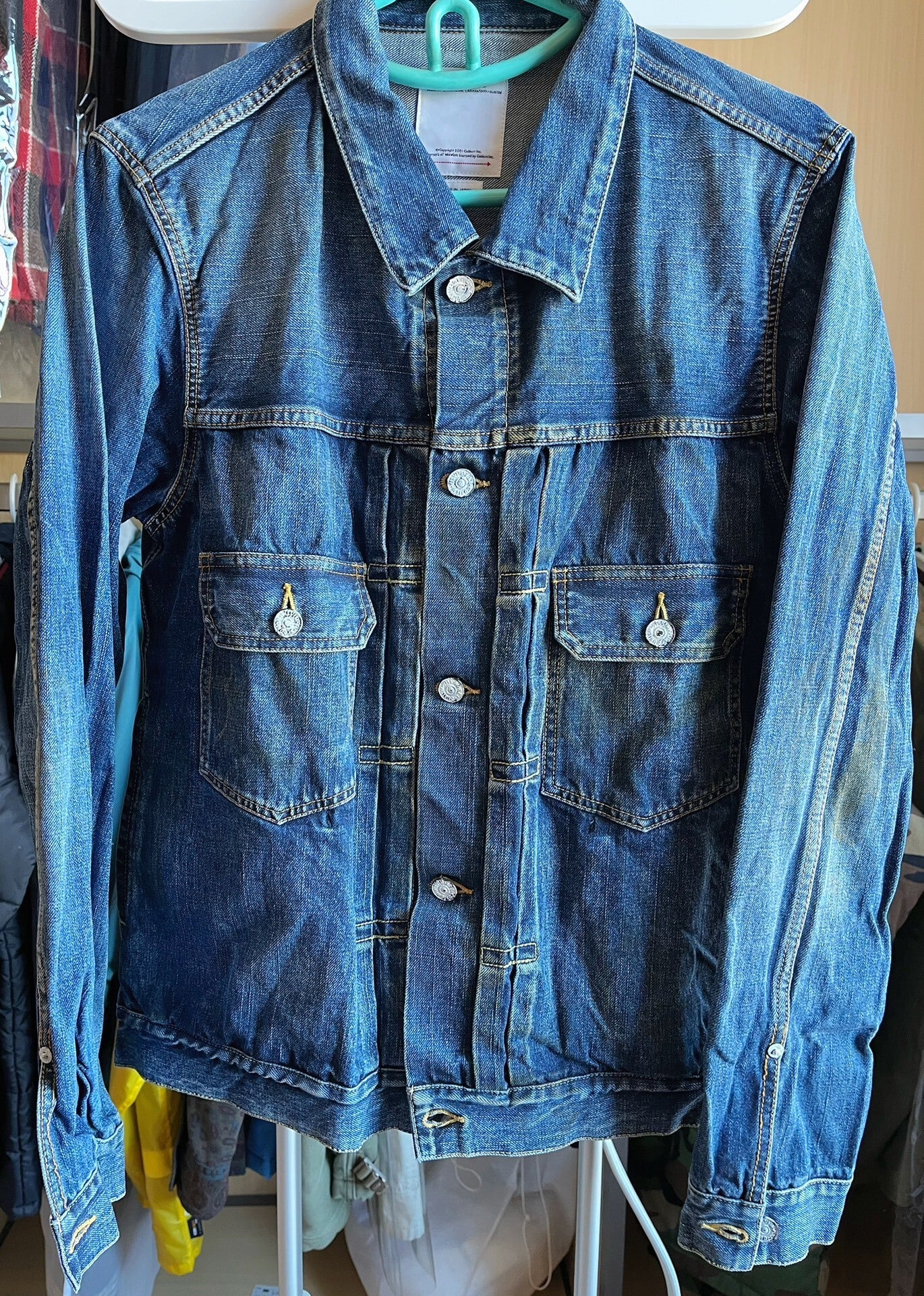 visvim 101 Dry Dmgd-1000 Denim Jacket