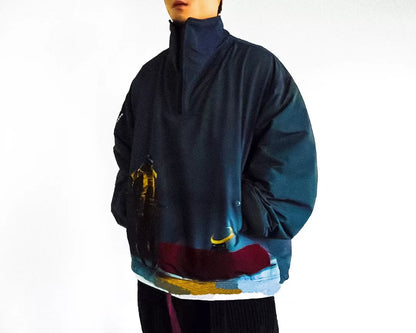 undercover blouson jacket with samurai design