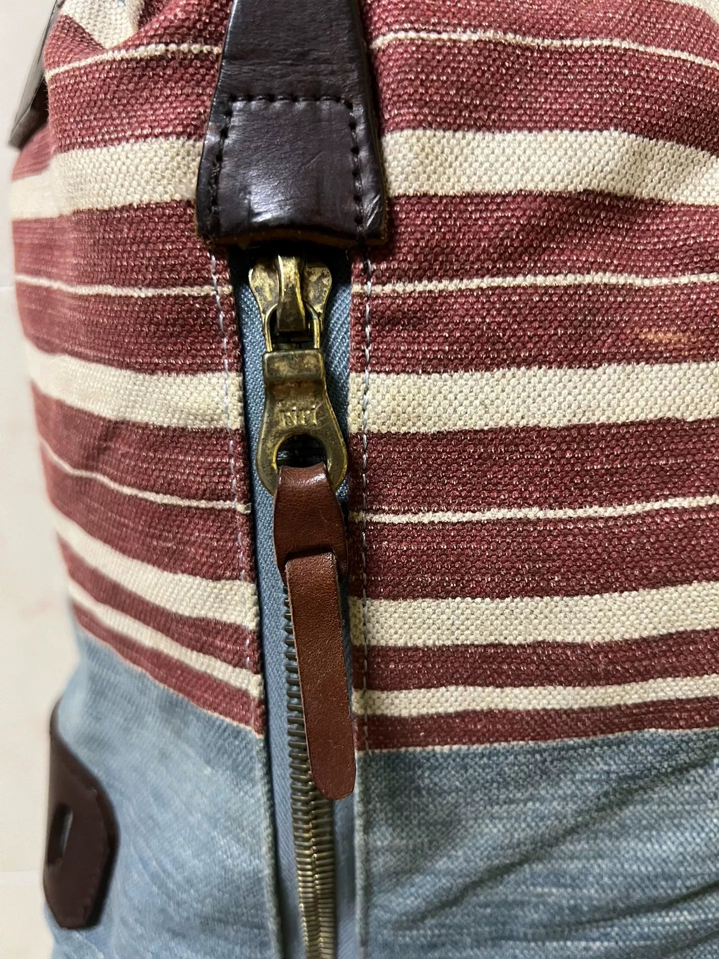 visvim summit papoose stripe backpack