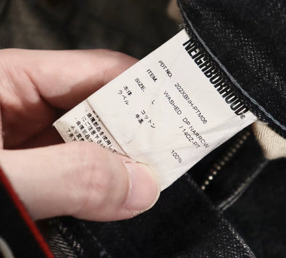 neighborhood washed narrow fit jeans