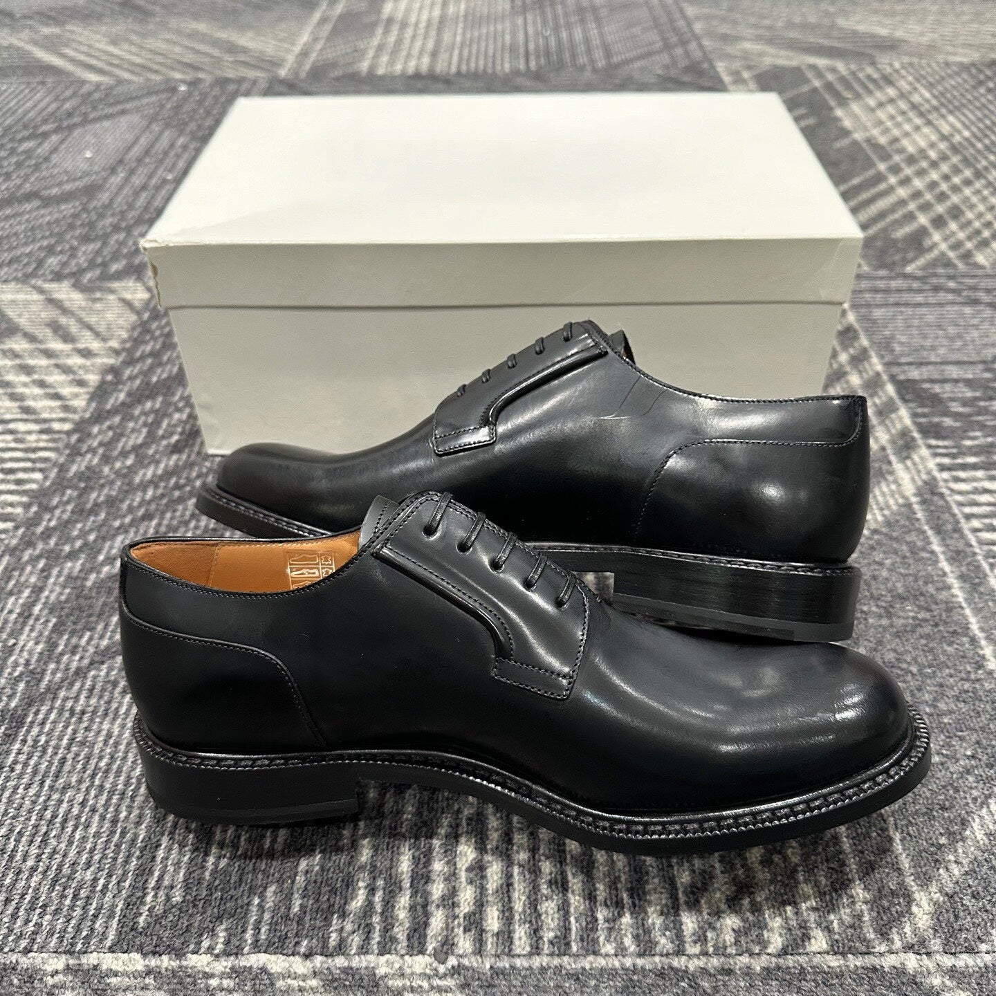 Dior Black Derby Shoes Size 41