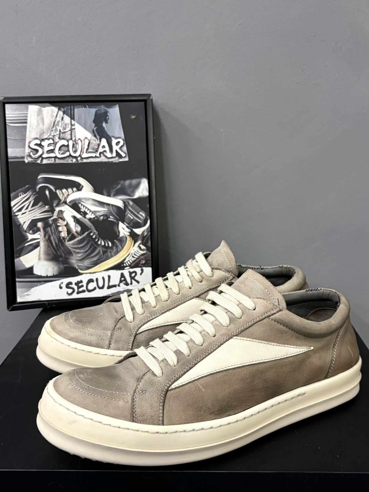 Rick Owens 24SS Brown Low-Top Sneakers