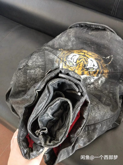 Ralph Lauren Oil Wax Tiger Head Jacket