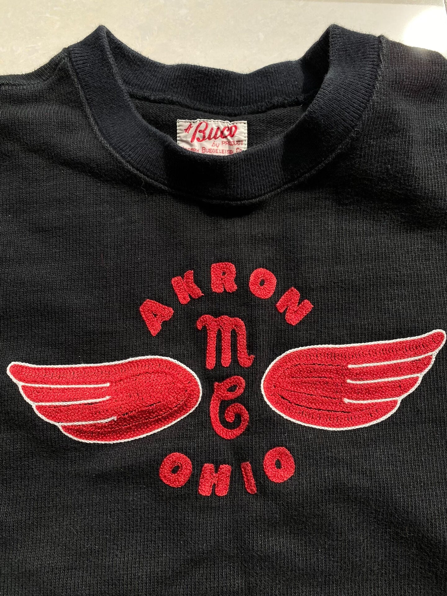 realmccoy motorcycle style sweatshirt