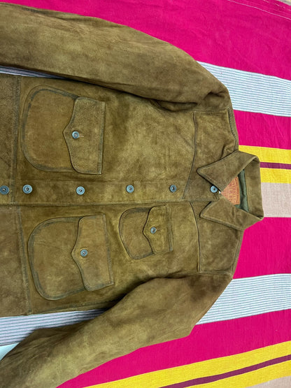 RRL Classic Suede Short Leather Jacket