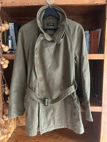 long military canvas jacket by colimbo