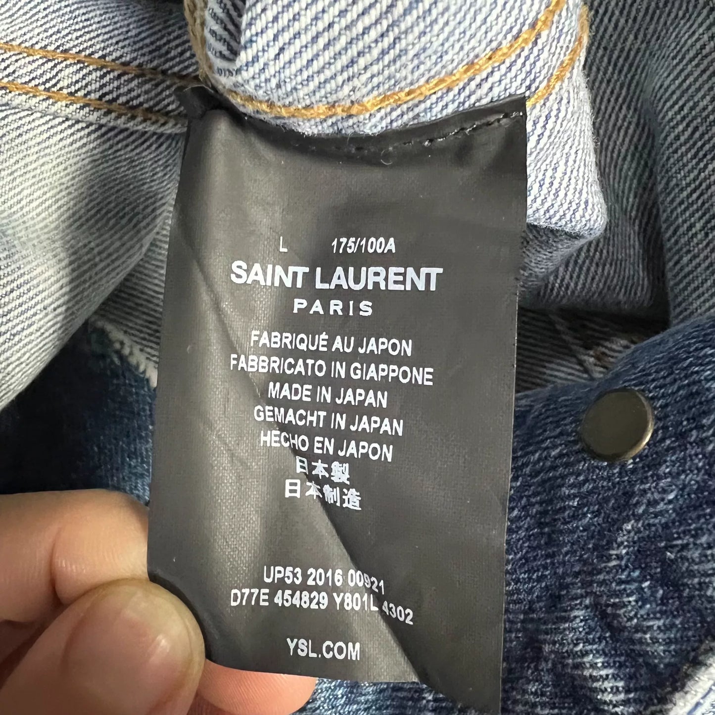 Saint Laurent SWEET DREAMS Denim Jacket