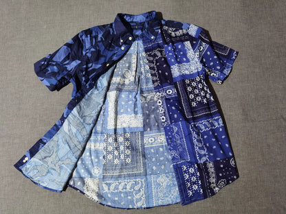 RRL Ralph Lauren Bandana Patchwork Shirt