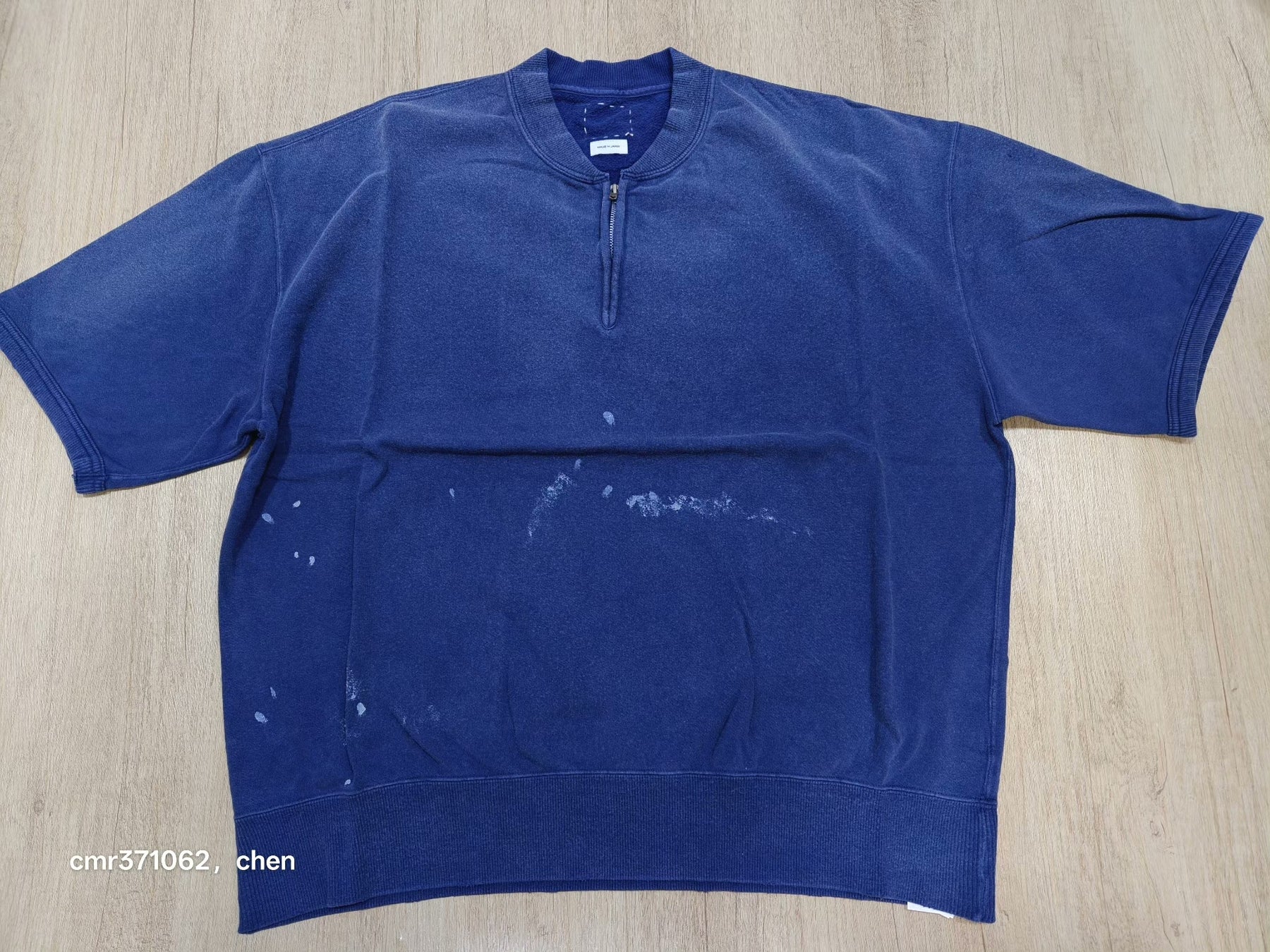 VISVIM 26SS MONDO ZIP CRASH Henley