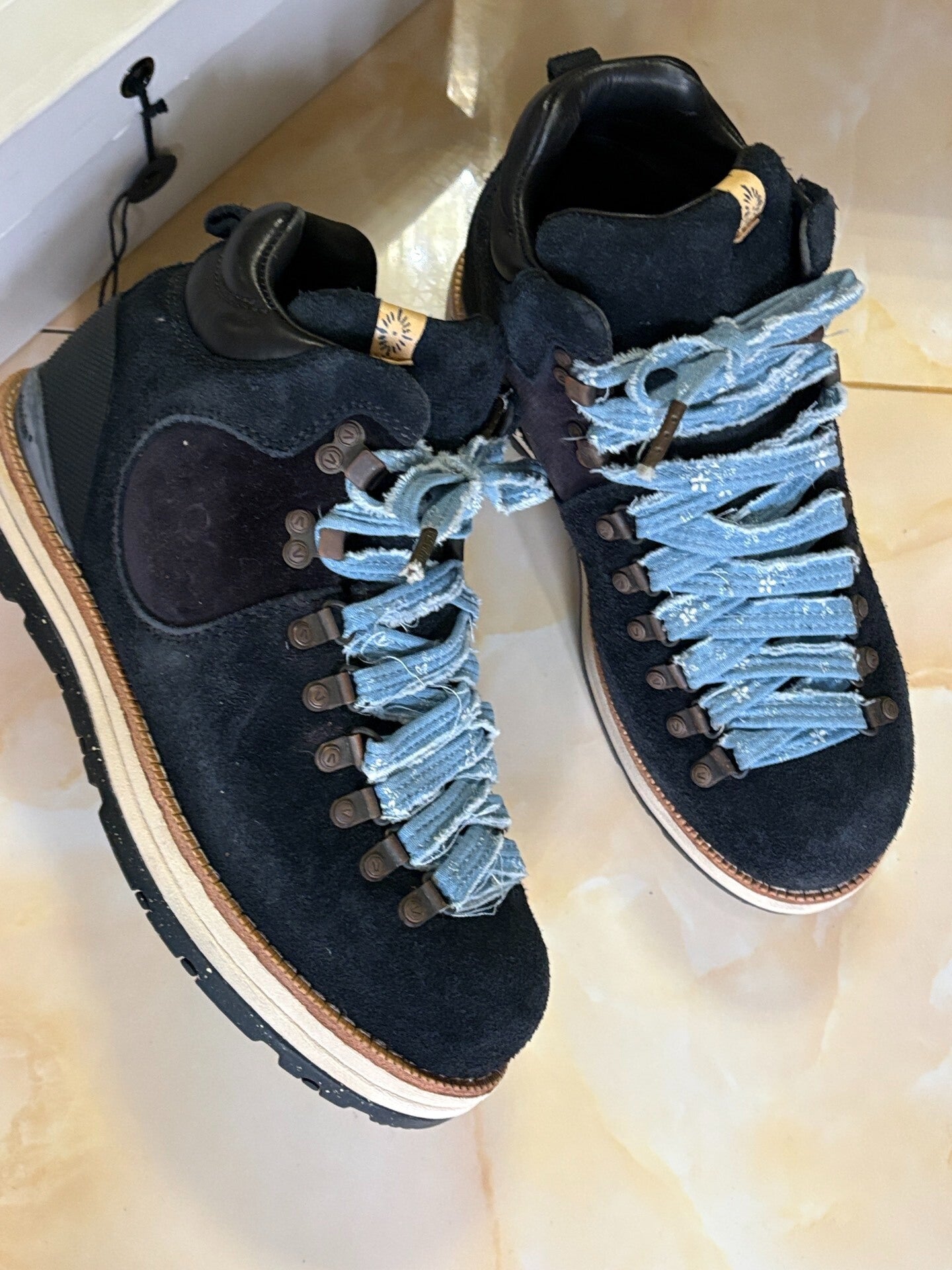 Visvim Serra Pizi Suede Hiking Boots