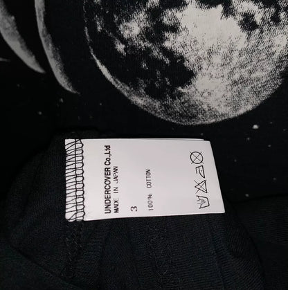 Undercover 2015SS Moon Print Black T-shirt