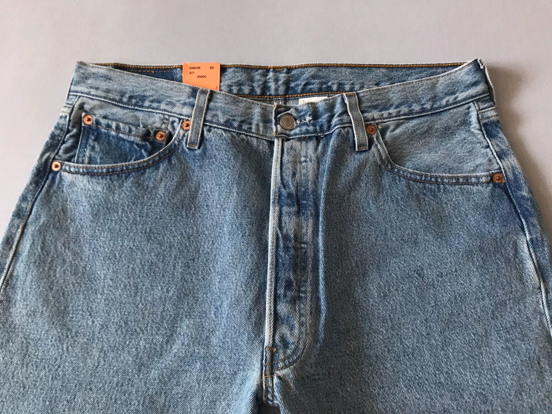 Levi's 501 Washed Blue Jeans W36L30