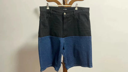 Raf Simons Patchwork Denim Shorts