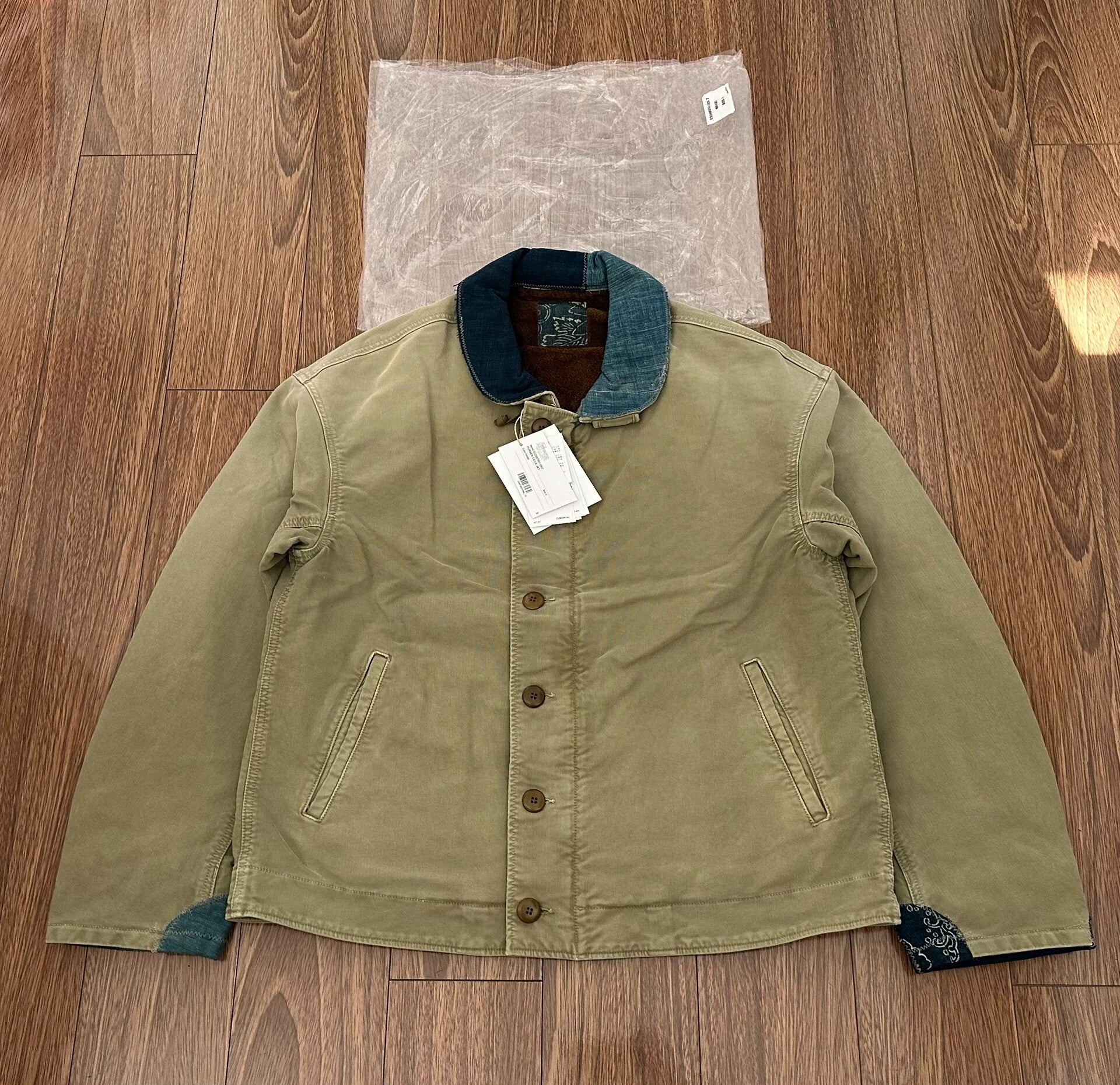 visvim ict purser deck jacket khaki
