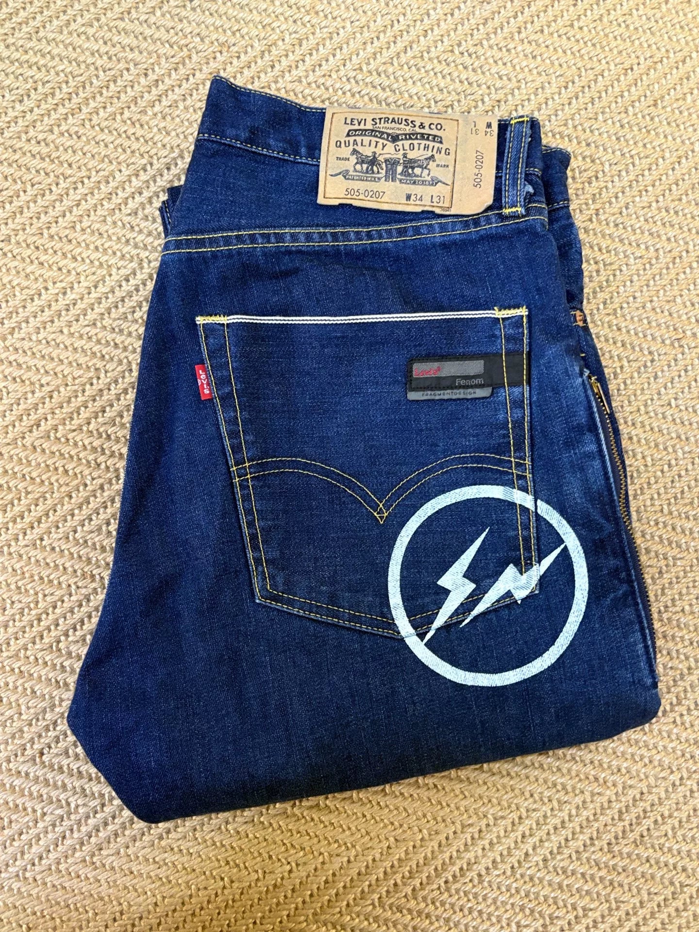 levis fenom one wash classic denim pants