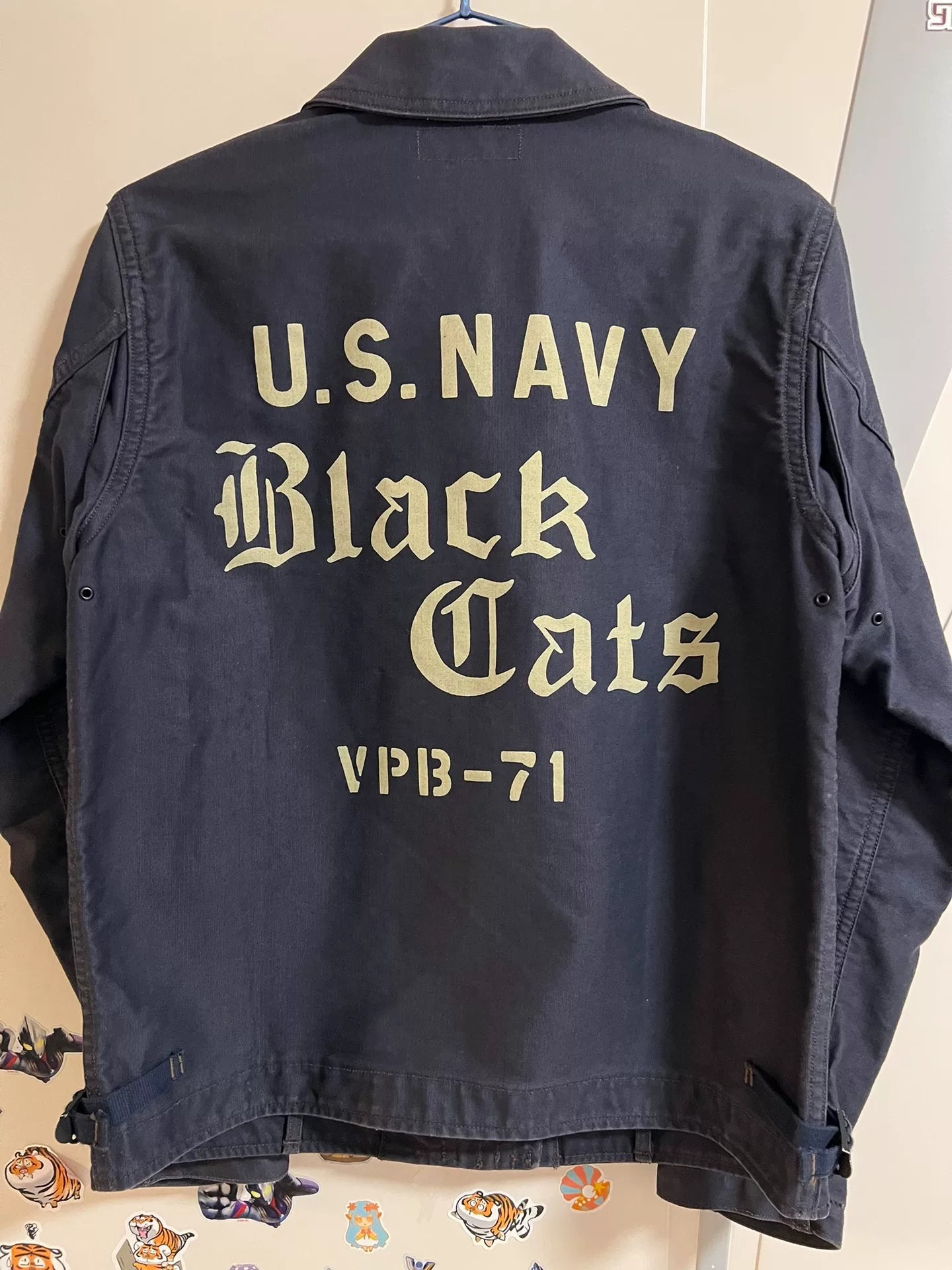 US Navy Black Cats Deck Jacket