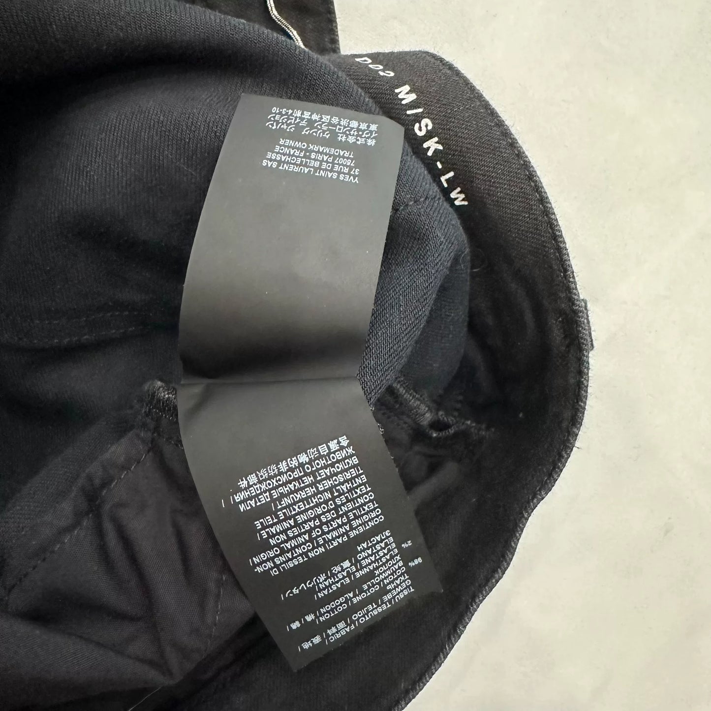 Saint Laurent Black Slim Fit Jeans