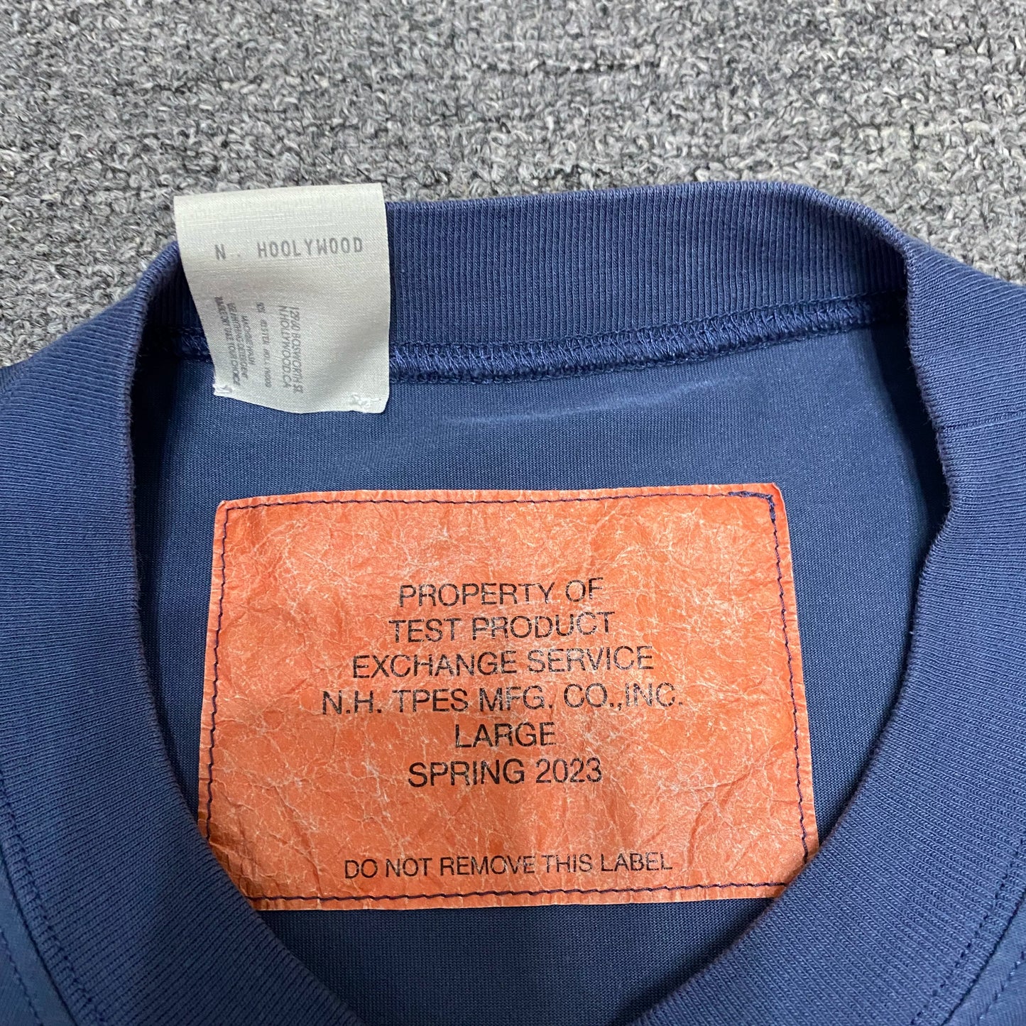 N.HOOLYWOOD 23SS Military Shoulder Patch Tee