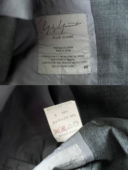 Yohji Yamamoto 93SS 5B Gray Jacket