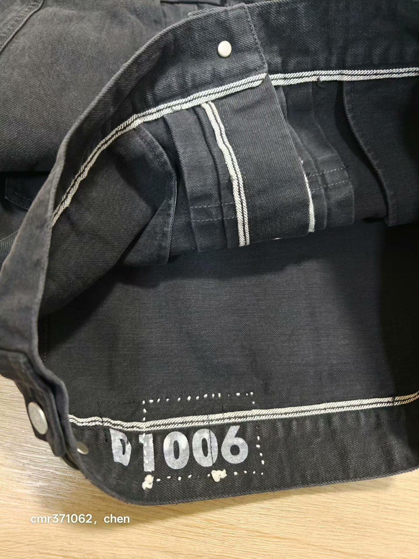 VISVIM 21 ICT 101 JKT CMYK BLK DMGD