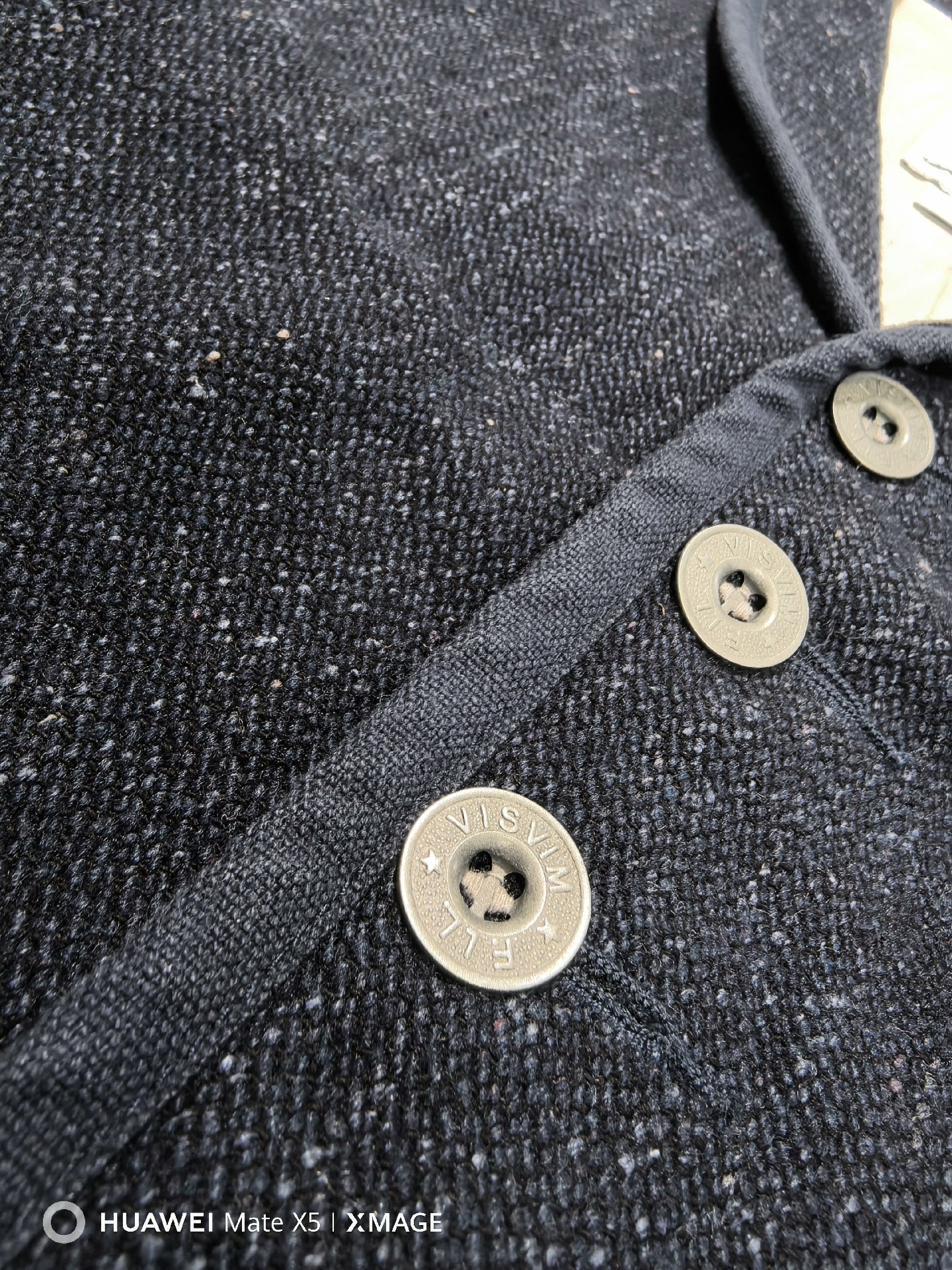 visvim granger vest in melange wool