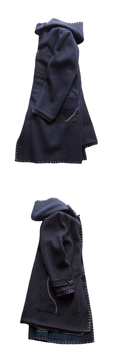 porter classic custom duffle coat navy
