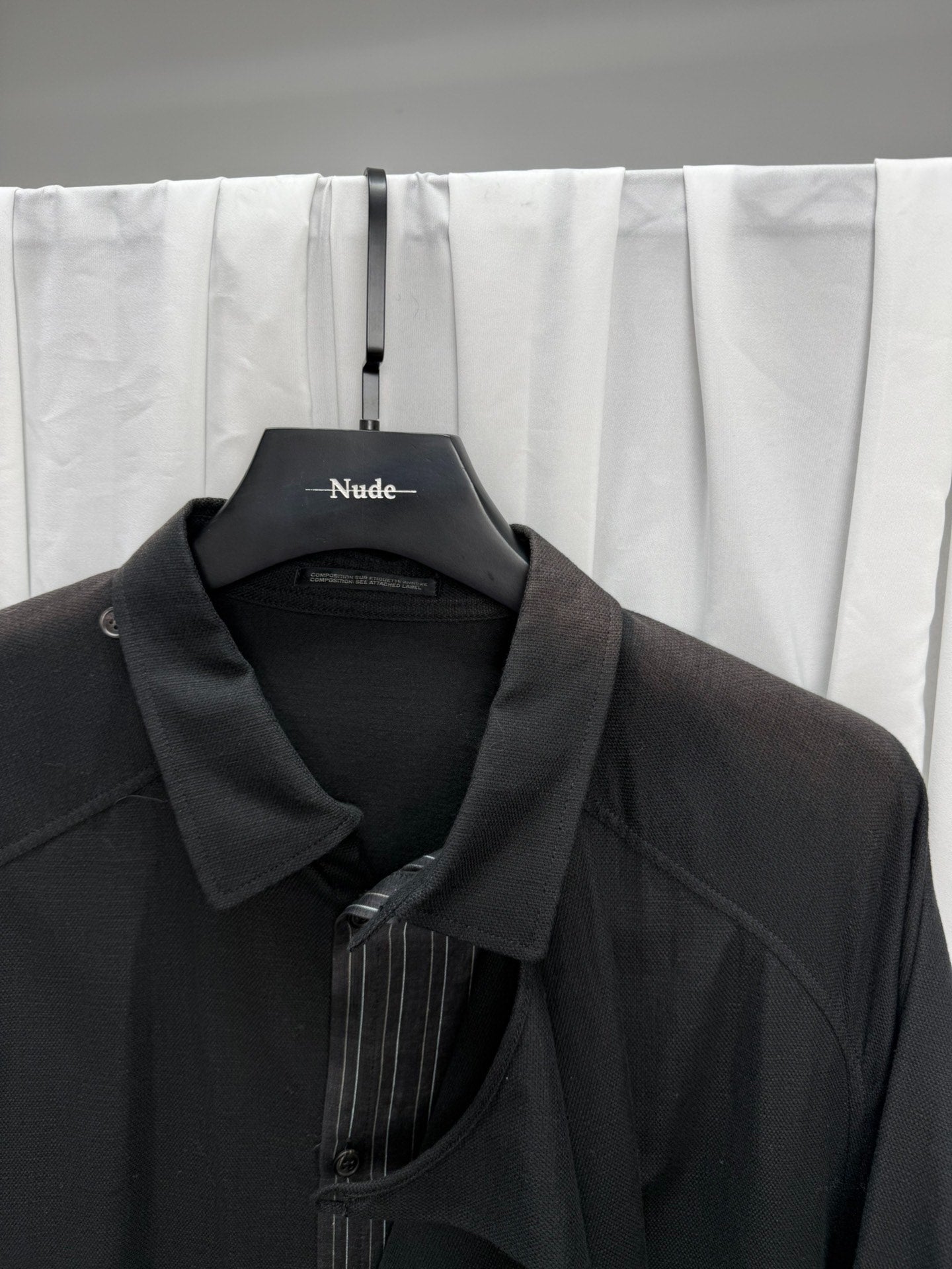 Yohji Yamamoto Pour Homme Double-Layer Coat