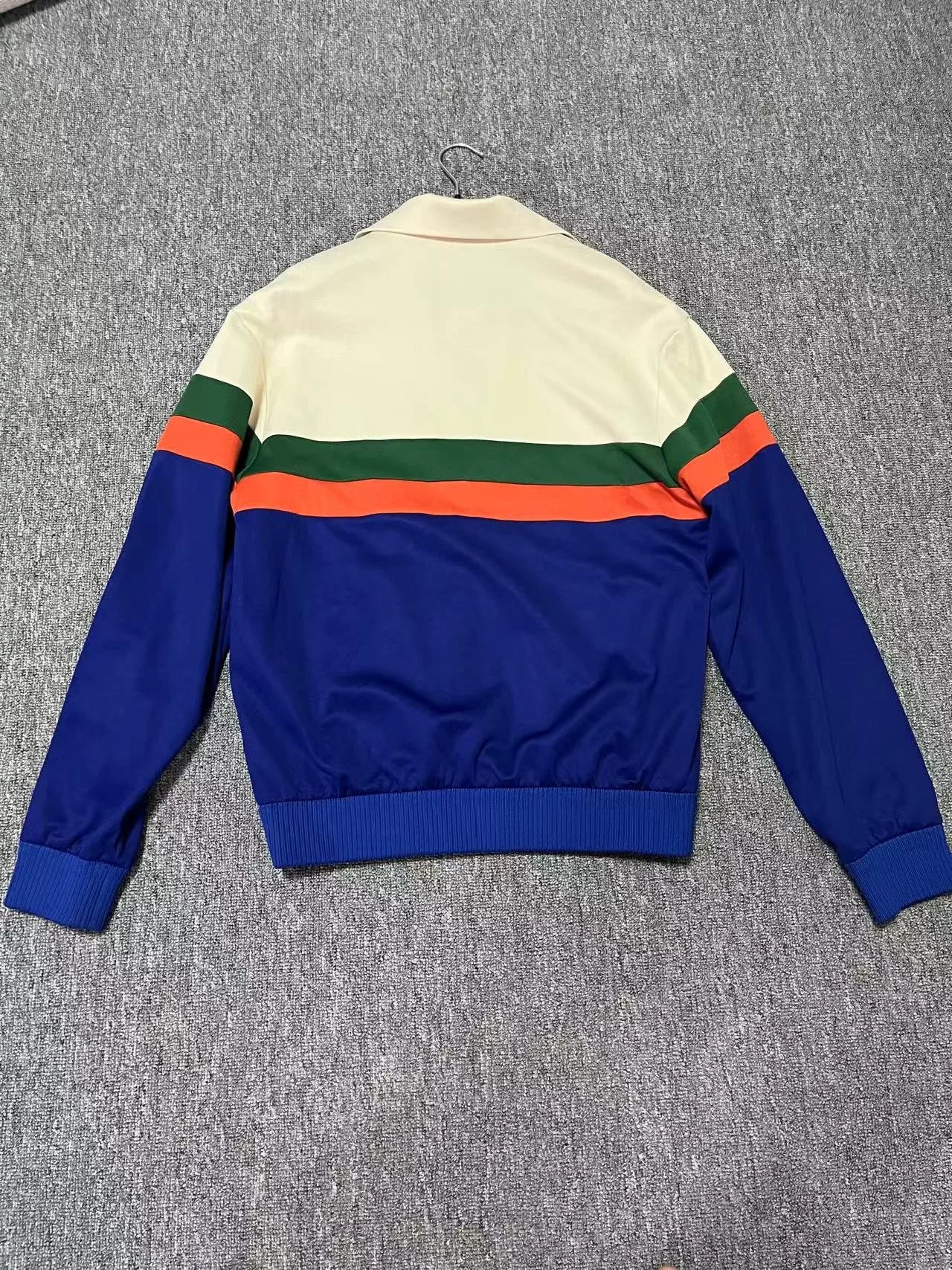 Gucci Colorblock Logo Casual Zip Jacket