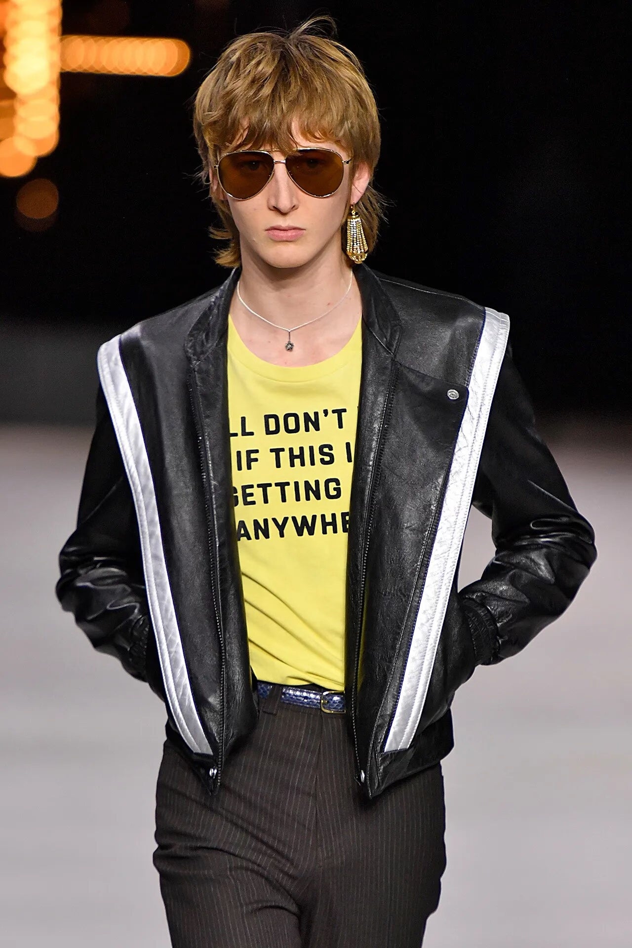 Saint Laurent SLP Classic11 Aviator Sunglasses