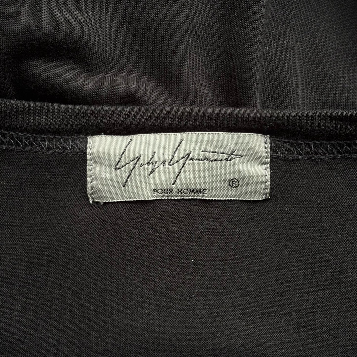 Yohji Yamamoto 17AW Double Layer Spiral Long Sleeve T-shirt