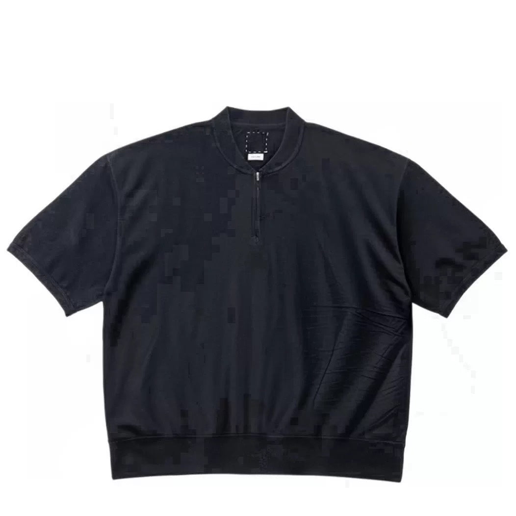 VISVIM MONDO HENLEY ZIP Short-Sleeve T-Shirt