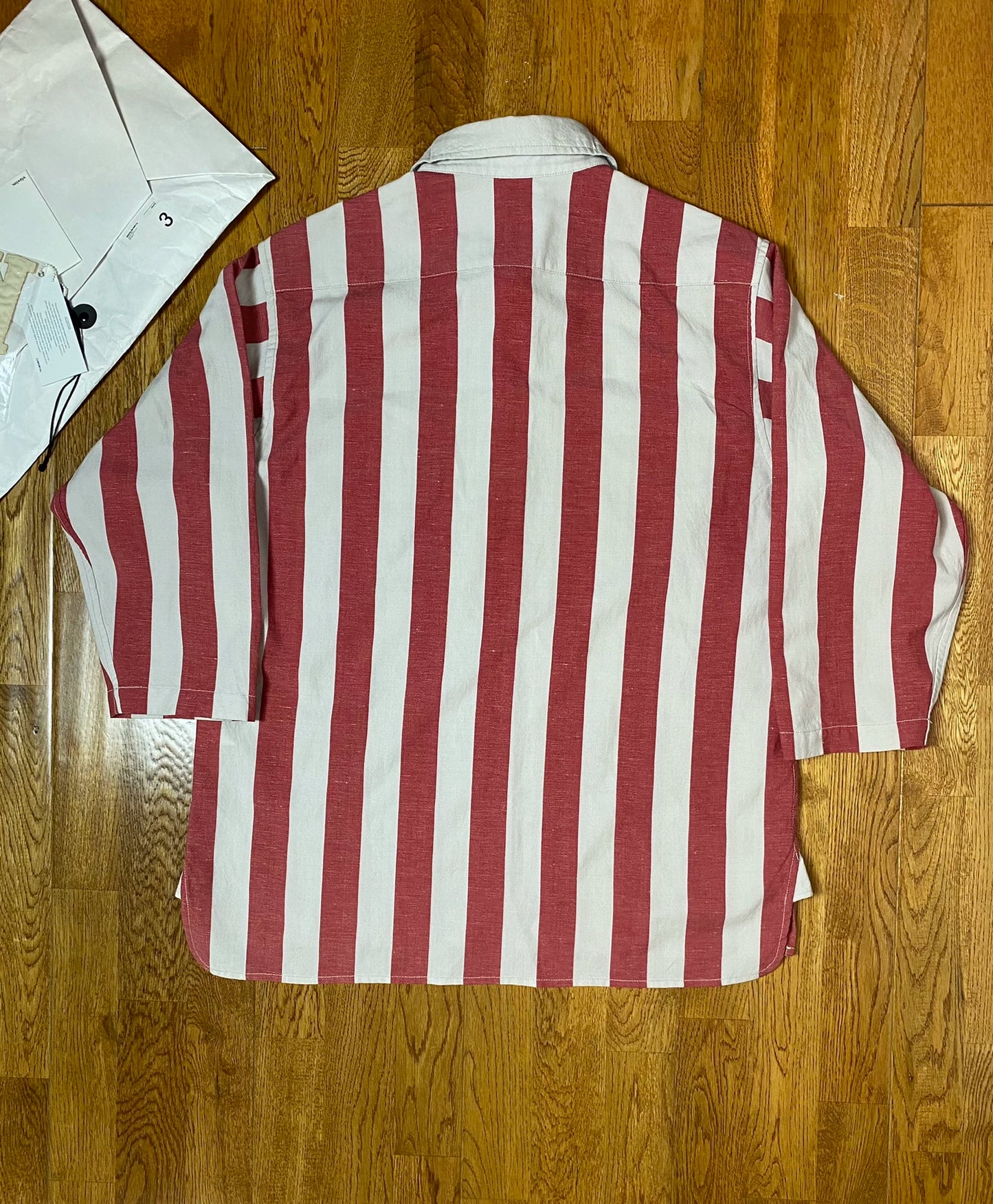 visvim dead-ball era shirt with stripes