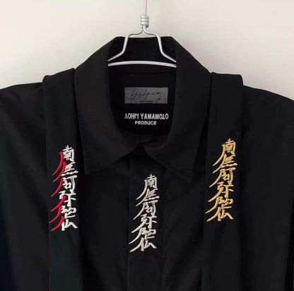 Yohji Yamamoto Pour Homme S/S 2018 Amida Buddha Tie