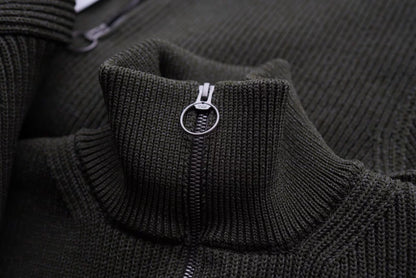 nanamica sujf040 half-zip sweater