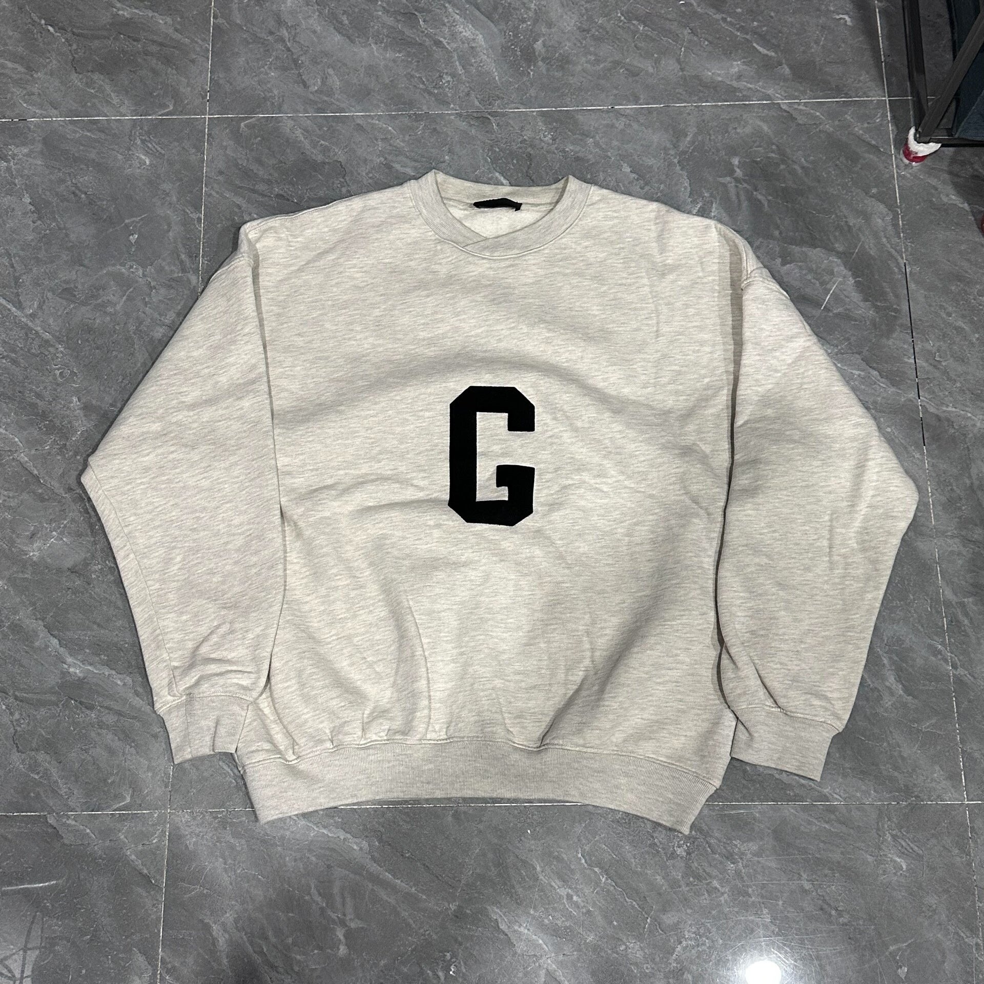 Fear of God Oversized Gray Hoodie
