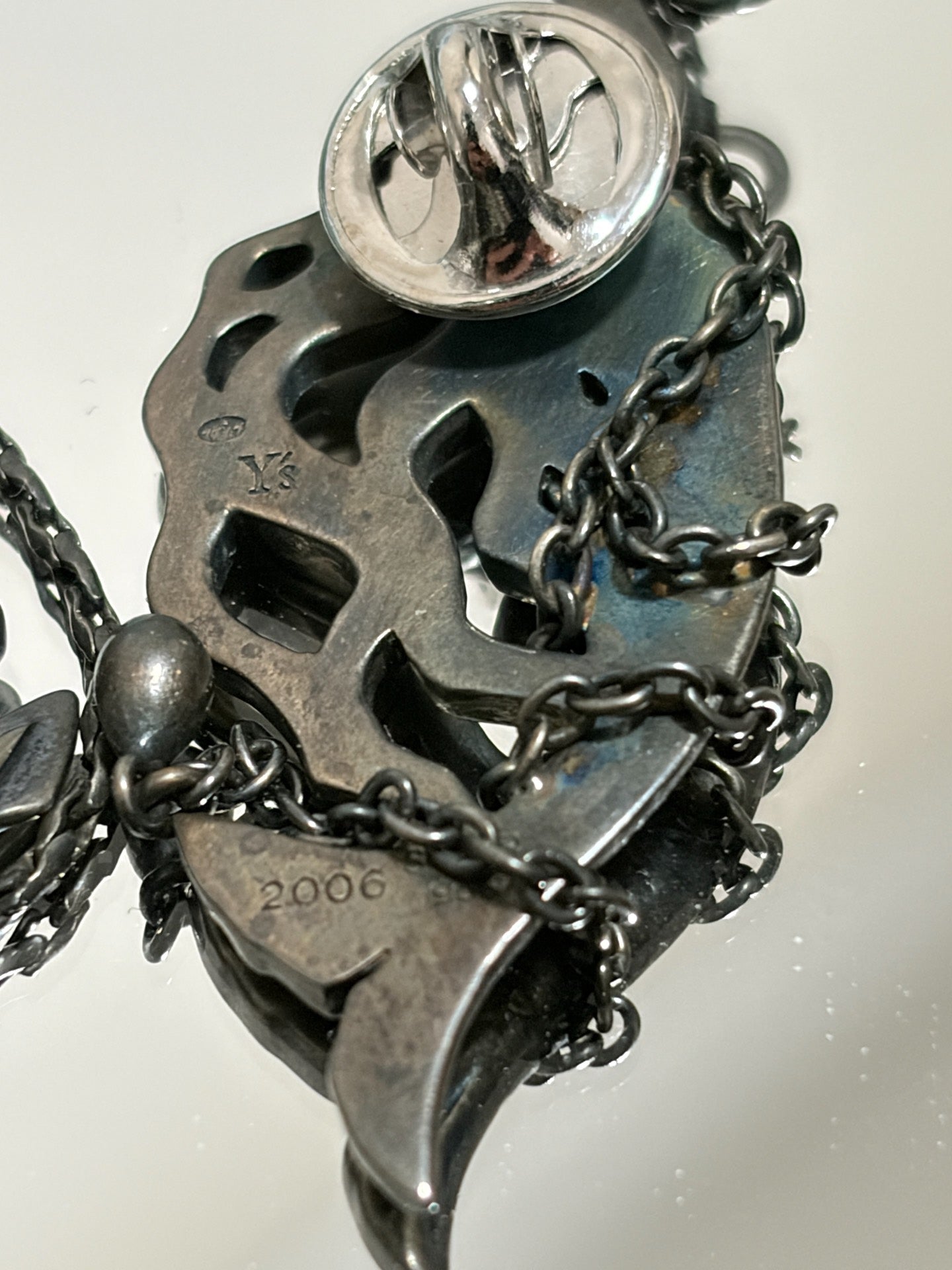 Yohji Yamamoto 2006AW Silver Mermaid Anchor Brooch