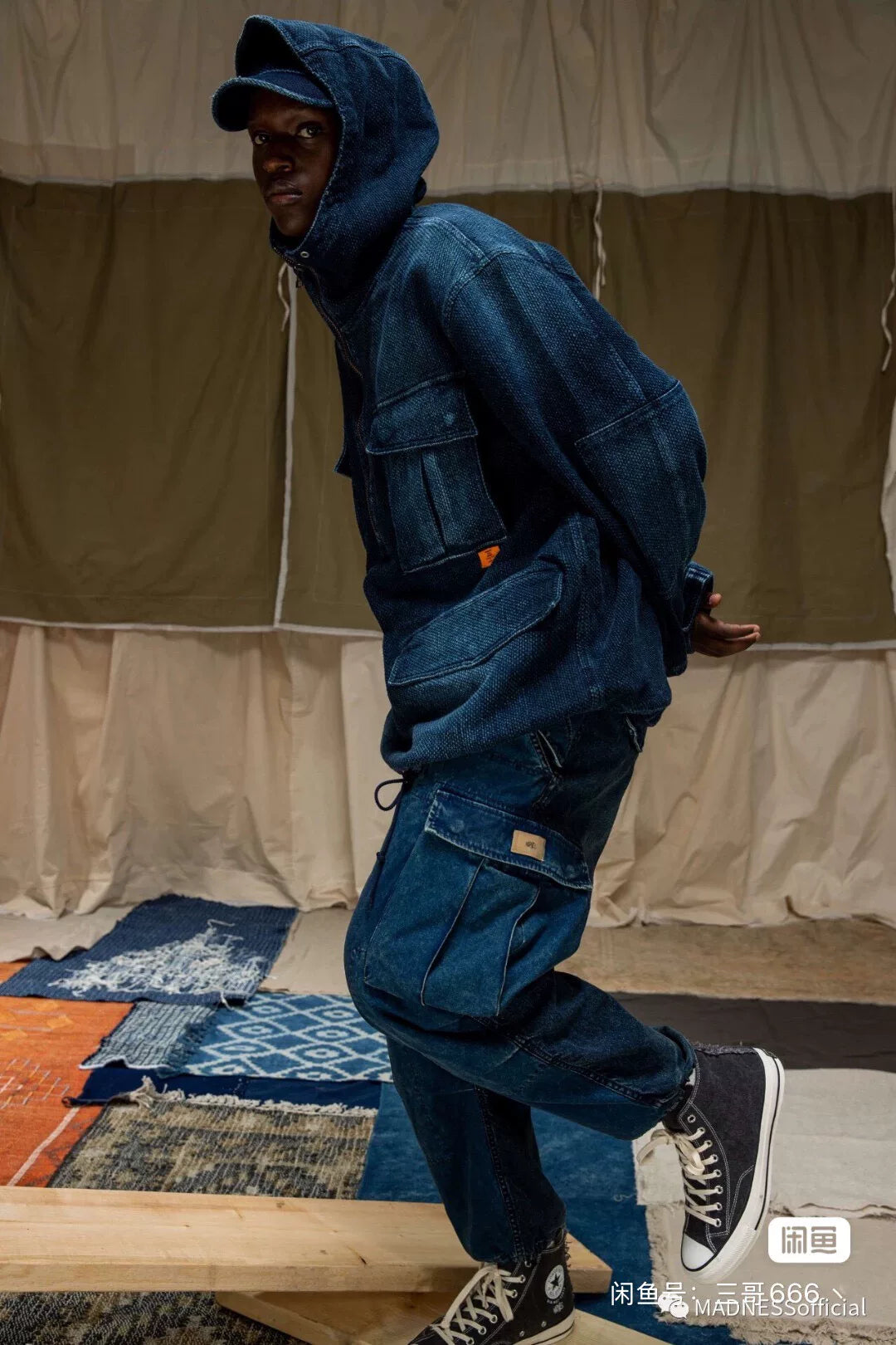 dual army pants with cargo pockets